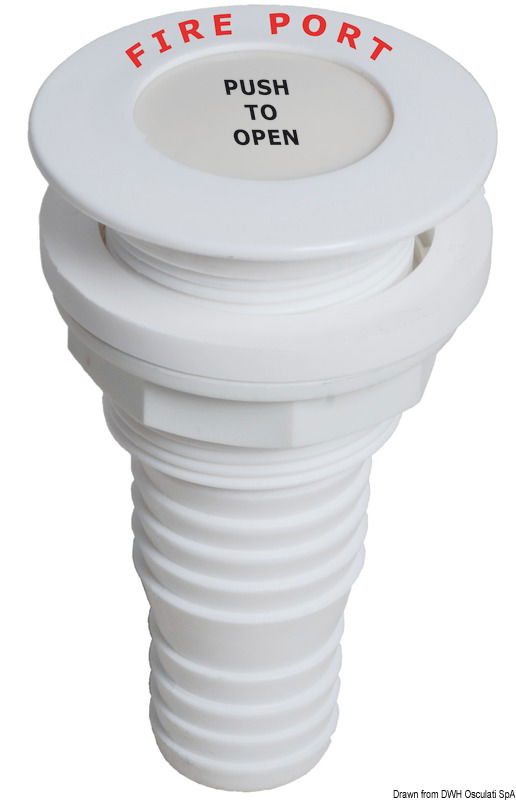 Da montare a parete o a pavimento. Si possono collegare attraverso un tubo il vano motore o vano serbatoio. Si azionano tramite la pressione sulla membrana in PVC. Riarmabile senza ricambi dopo l’uso.