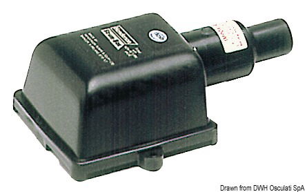 Da 147x56x104 mm, per installazione con discesa in verticale del tubo. Adattabile a tutte le pompe a mano con imboccatura da 25/38 mm, completa di valvola di fondo di ritegno.