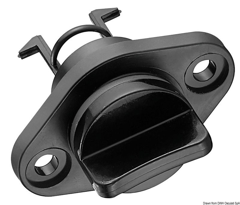 In nylon con sicurezza per il tappo.