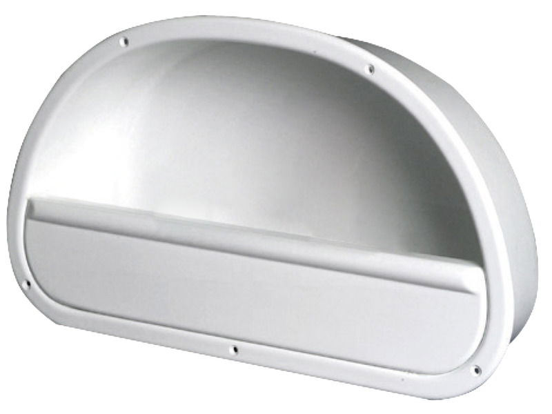 Predisposto per montaggio casse stereo, in ABS bianco lucido, montaggio a parete.