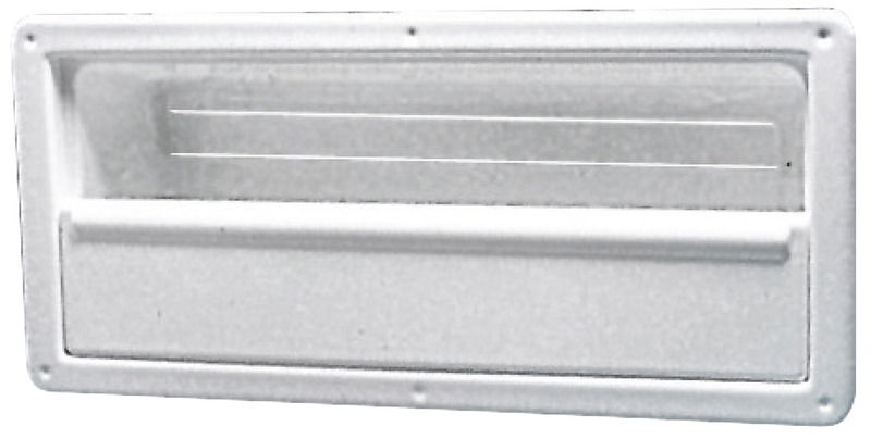 Tasche laterali portaoggetti con retina elastica e copriviti autoadesivi.