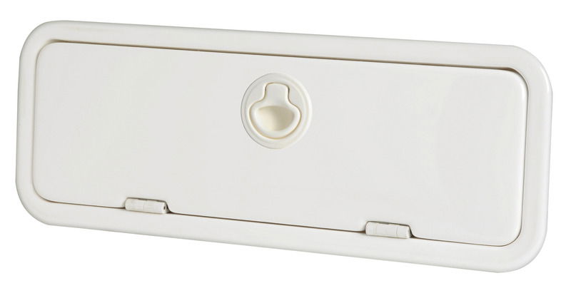 Fabbricato in ABS lucido, con chiusura a scatto.