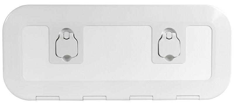 White flush inspection hatch 600 x 250 mm