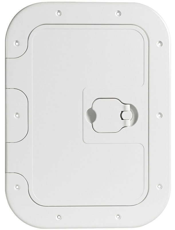 White inspection hatch anti-slip sufrace 280x380mm