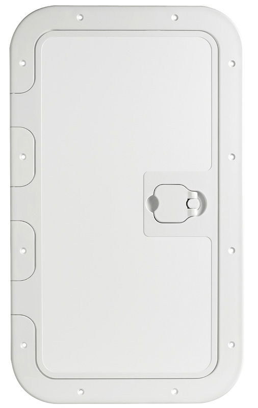 White inspection hatch anti-slip sufrace 350x600mm