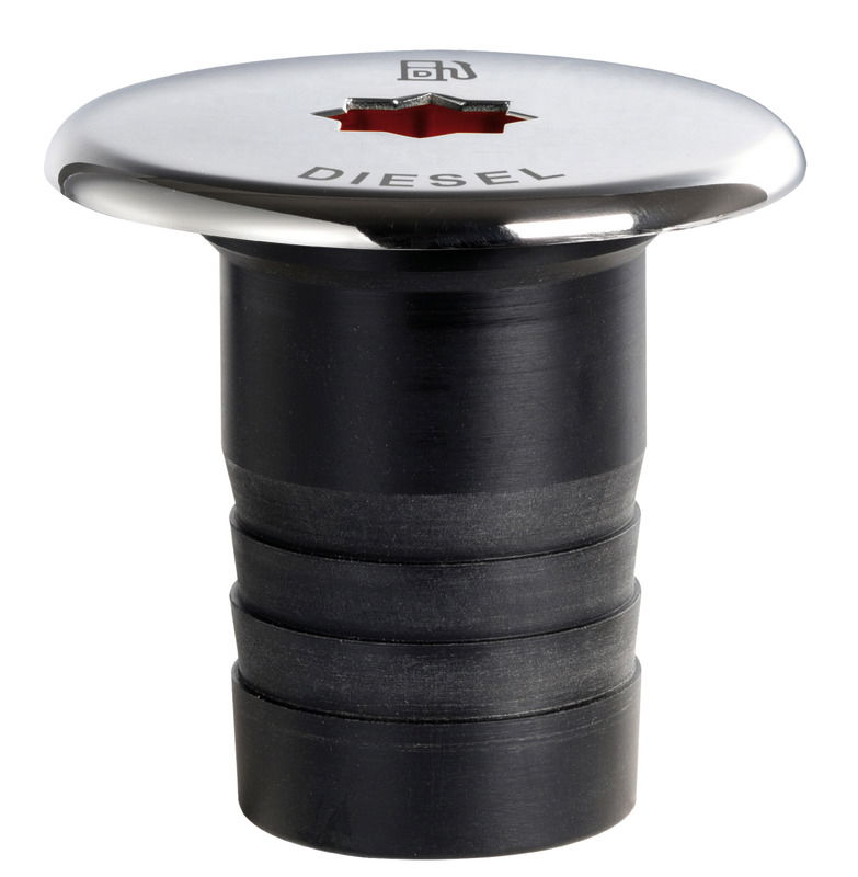 Corpo in tecnopolimero e copertura costampata in acciaio inox lucidata a specchio.- estetica flush;- apertura rapida ¼ di giro (tranne versione Waste);- laccetto di tenuta sostituibile in caso di rottura;- interno stella colorato per una discreta ma efficace riconoscibilità;- versione Waste doppio diametro 38/50 mm corrispondente alle norme ISO 8099.