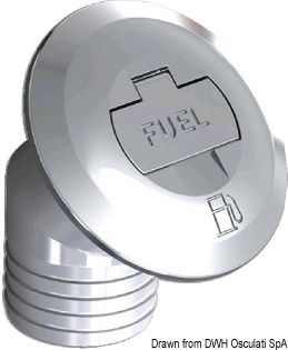 Maniglia di apertura con protezione della chiave. Filetto 1"1/2.