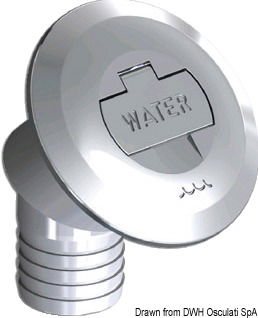 Maniglia di apertura con protezione della chiave. Filetto 1"1/2.