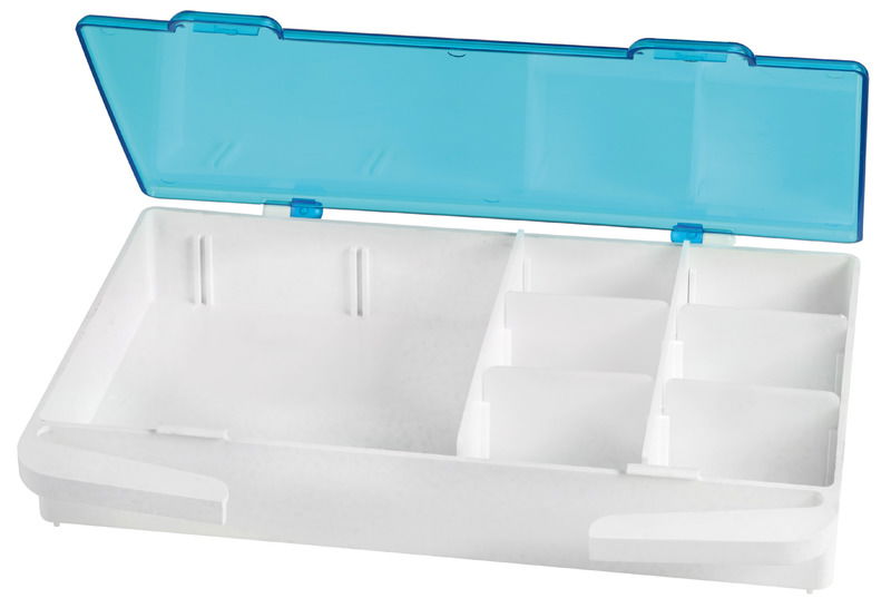 Con guarnizione, dotato di 3 cassetti estraibili con compartimenti interni. Ideali per il montaggio a parete su scafi Fishermann per contenere accessori da pesca, oppure come cassettiera porta ferramenta.