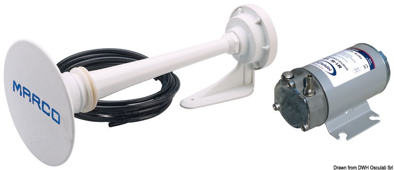 Omologate RINA. per imbarcazioni da diporto oltre 12 m e imbarcazioni da lavoro (pescherecci o simili) da 12 a 20 m. Complete di compressore e accessori per il montaggio.