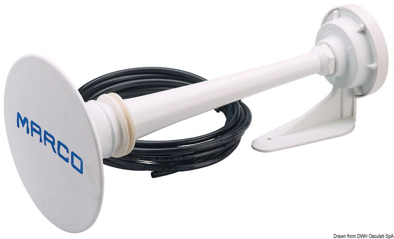 Omologata RINA LLoyd's, Bureau Veritas. Funziona con aria compressa di bordo oppure con compressore dedicato