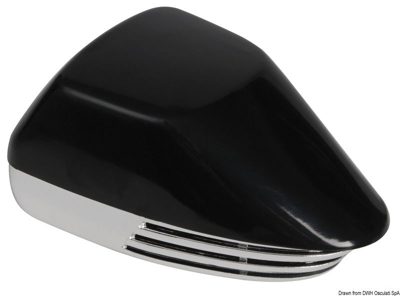 Supporto in acciaio inox. Carcassa in ABS, linea compatta.