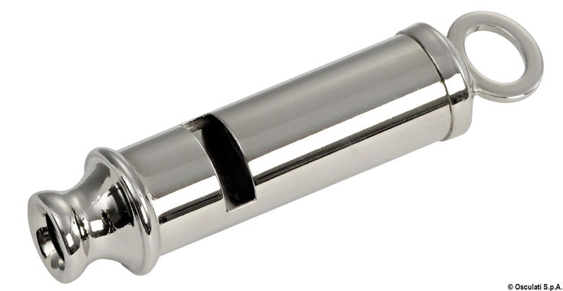 Chromed brass whistle Fog-Bell