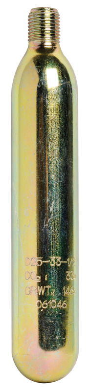 Bombola e kit ricambio valvole universali per giubbotti autogonfiabili.