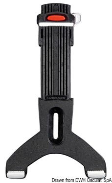 Sistema di montaggio compatto e multi-regolabile per mobile, tablet, fish finders, fotocamere digitali, VHF e GPS. L’abbinamento del corpo con le diverse basi e supporti consente molteplici possibilità di montaggio. Studiato specificatamente per uso nautico.