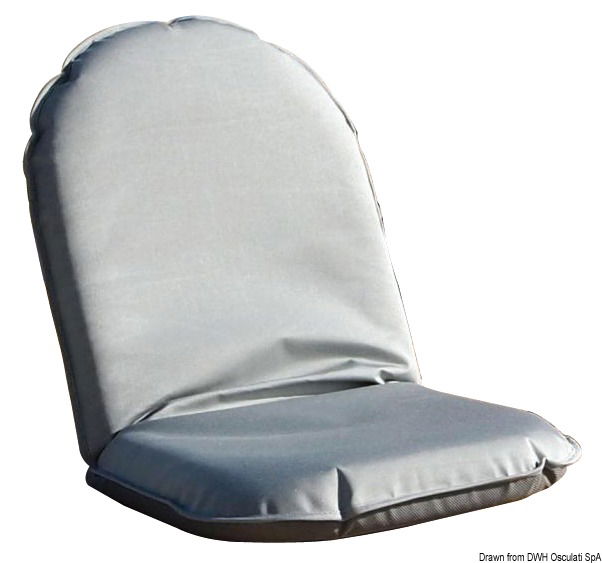 Comfort Seat combina comfort e qualità in un prodotto dall’innovativo design, il cuscino può essere utilizzato su qualsiasi superficie senza che scivoli via. Fabbricato di schiuma poliuretanica rivestita contiene al suo interno una cerniera regolabile in 40 posizioni…in ognuna delle posizioni garantirà un ottimo supporto alla schiena senza che si sbilanci.Caratteristiche tecniche: galleggia nel caso in cui cade in acqua; completo di maniglia per il trasporto; non ha parti ruvide o taglienti; resistente UV.