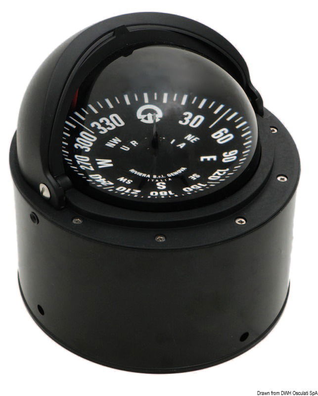 RIVIERA AV compass 4" black rose/black body