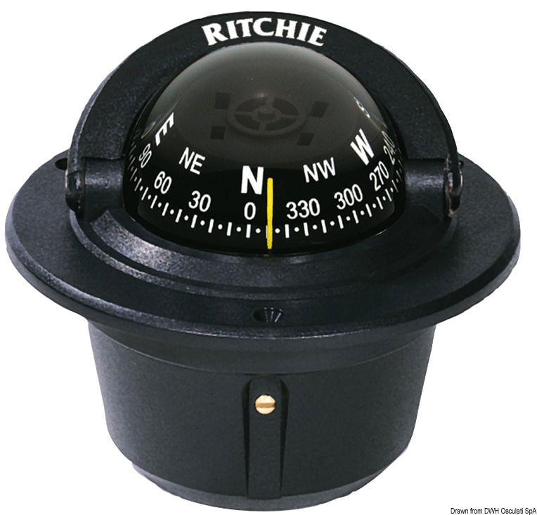 RITCHIE Explorer built-in compass 2"3/4 black/blac
