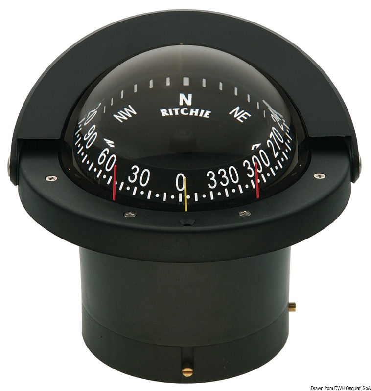 RITCHIE Navigator 2-dial compass 4"1/2 black/black