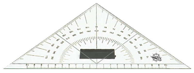 Protractor plexiglass