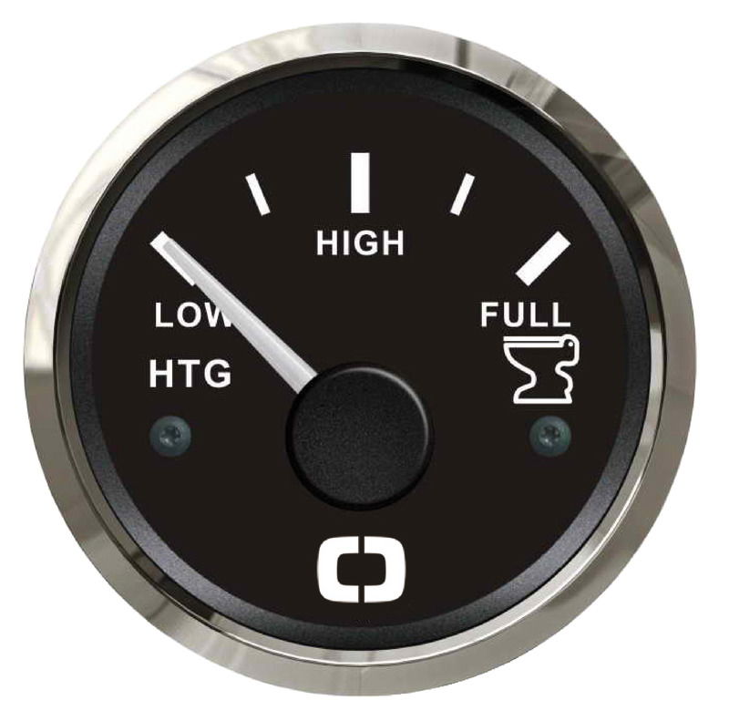 Blackwater gauge 10/180 ohm black/glossy