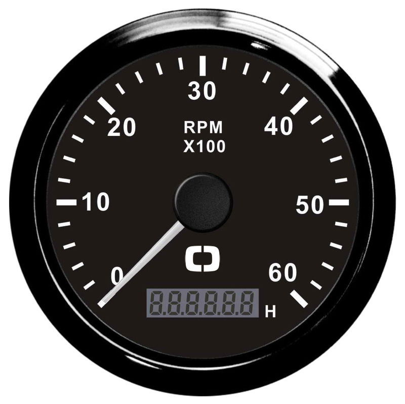 Collegamento al terminale "w" dell'alternatore. Quadrante retroilluminazione sia rossa sia gialla.