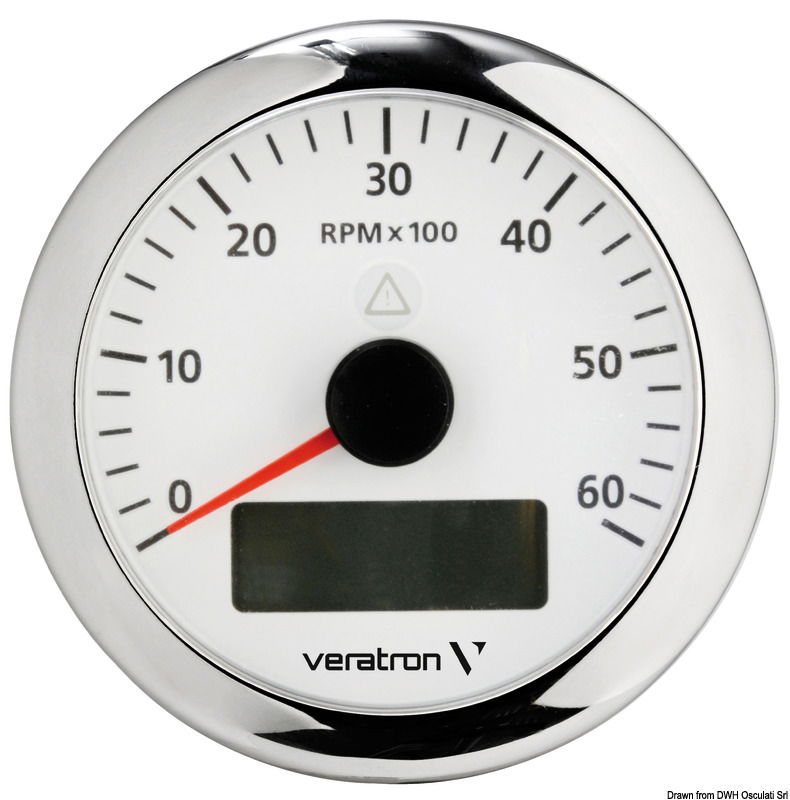 VDO ViewLine RPM counter 6000 RPM white