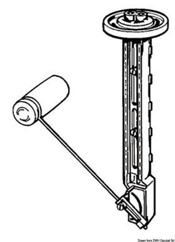 Fuel level float 150-605 mm