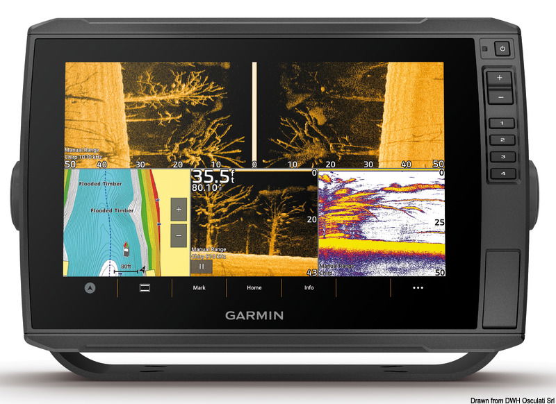 Il chartplotter ECHOMAP Ultra 2 da 10" e 12" fornisce immagini quasi paragonabili a fotografie di pesci e strutture sottomarine grazie al modulo ecoscandaglio integrato da 600W.Disponibile in bundle con un trasduttore GT56 UHD all-in-one che include il trasduttore tradizionale Garmin CHIRP, offre immagini di scansione ad altissima definizione con tecnologia ClearVü™ e SideVü™ di quello che si trova sotto e ai lati dell’imbarcazione.Questa nuova serie supporta anche l'intera gamma del pluripremiato trasduttore a scansione live LiveScope di Garmin. Sono compatibili con le cartogradie opzionali Garmin Navionics+ e BlueChart G3.