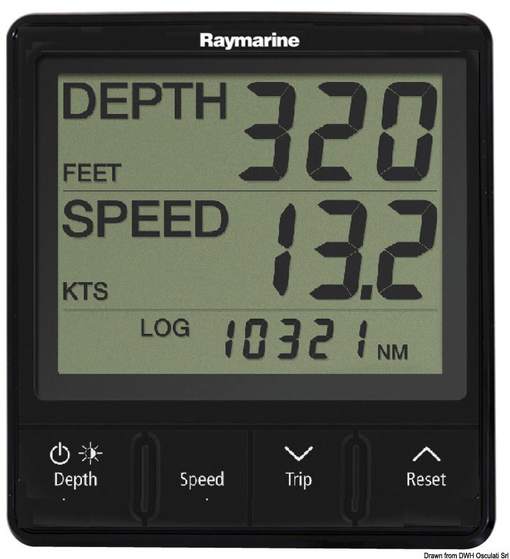 Raymarine i50 Tridata digital display