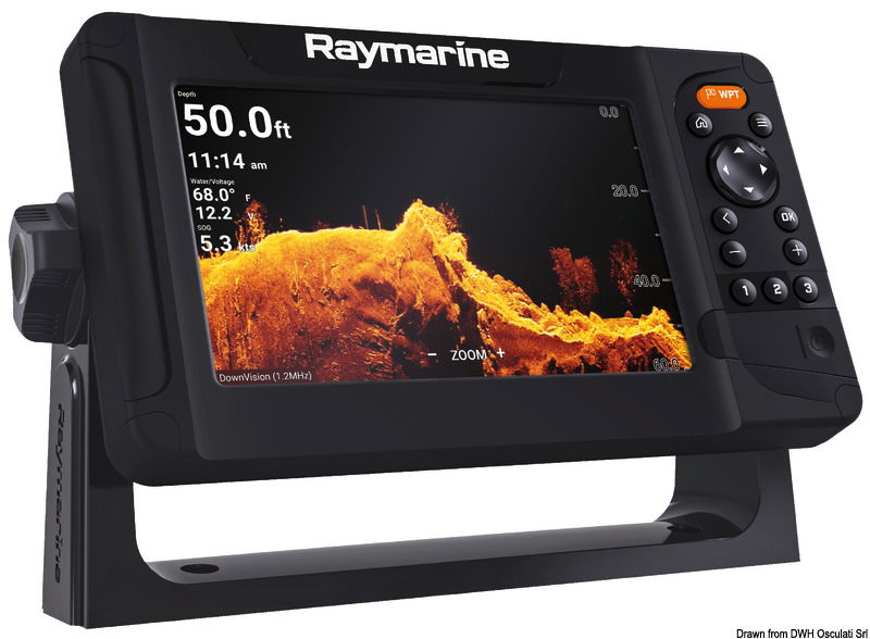 RAYMARINE Element Echo sounder 7 HV w/chart