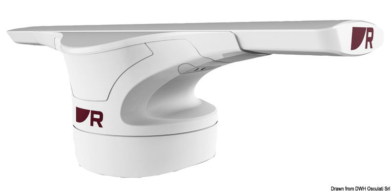 Cyclone 55W 3-foot open-array radar 15m-cable