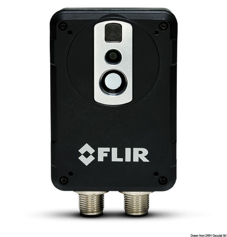 FLIR AX8 riunisce funzioni termografiche e una termocamera in un pacchetto per il monitoraggio continuo della temperatura e la generazione di allarmi.Compatta e facile da installare, AX8 monitora ininterrottamente gli apparati di importanza critica dell’imbarcazione, come motori, collettori di scarico e cuscinetti e rileva i problemi prima che possano lasciarvi bloccati in mare.- Individua i potenziali problemi prima che si verifichino.- Allarme termico e analisi visiva.- Integrazione Raymarine.
