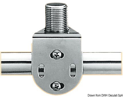 Filetto standard per applicazione su tubi da mm 22/25. Completamente in acciaio inox.