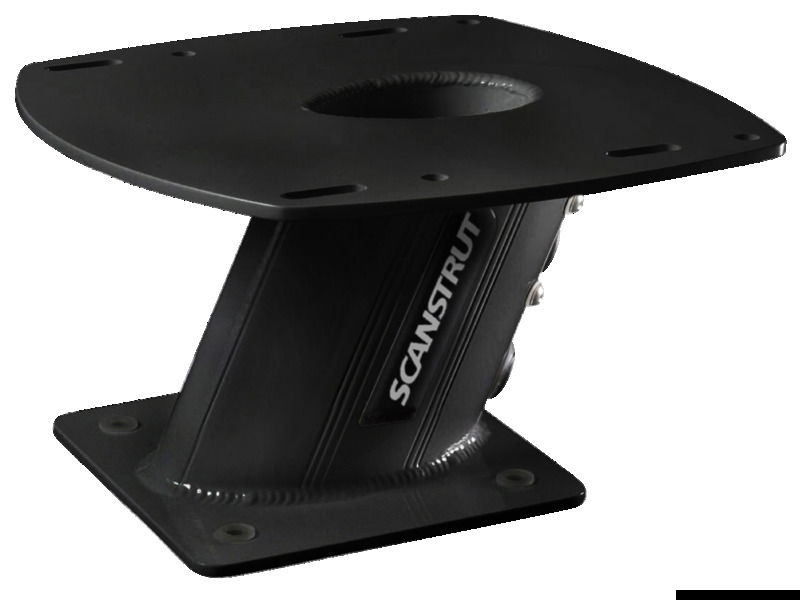 Progettato per installare l'antenna sul tetto della cabina, sul flybridge o sul rollbar, in modo da massimizzarne le prestazioni. Per antenne radome Raymarine 2kW/4kW (es. Quantum), Garmin e Navico 3G / 4G e piccole antenne satellitari quali TracVision KVH M2/M3.Accessoriato con passacavo stagno SCANSTRUT DS30, è fabbricato in alluminio e rivestito con polvere di poliestere per una finitura lucida e durevole nel tempo.Di facile installazione senza sigillante, è fornito completo di inserti per adattarsi ai cavi di tutti le principali antenne citate.