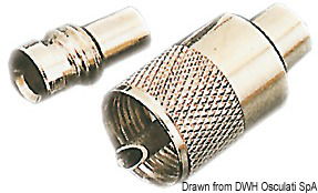 Antenna VHF plug for radio connection