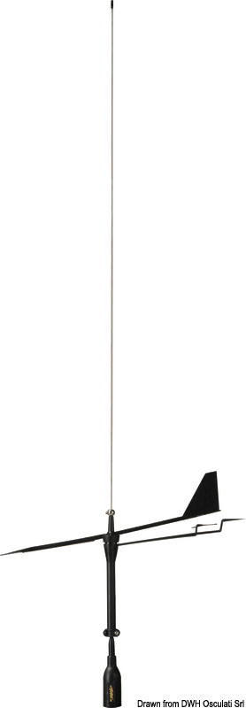 Dati tecnici: guadagno 3 db.Potenza max in entrata 50 W.