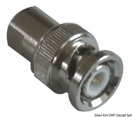 Glomex FME male / BNC male RA355 adaptor