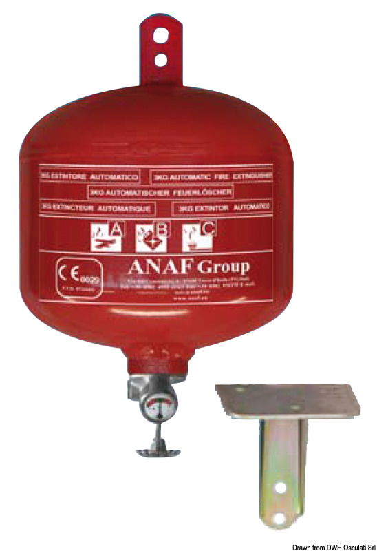 Completi di manometro di controllo. Si aprono automaticamente tramite una termo-coppia di vetro al raggiungimento di 70° nel vano motore.