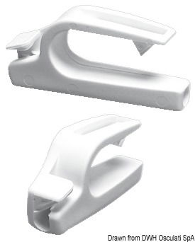 In pochi istanti potrete regolare i parabordi e spostarli lungo la battagliola. Realizzato in nylon bianco.