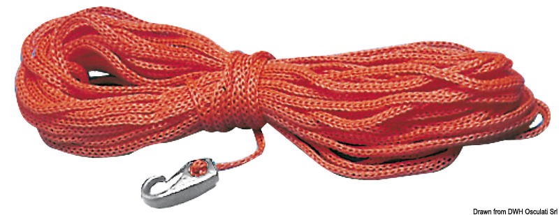 Floating rope for diver signal buoy