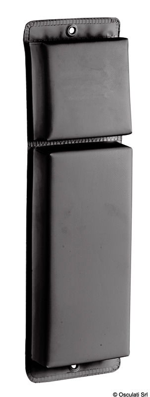 In PVC espanso morbido a cellula chiusa, con rivestimento esterno in tessuto di PVC telato ed elettrosaldato. Si possono piegare per riporli più facilmente.