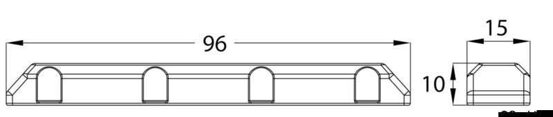 In PVC con valvola a spillo.