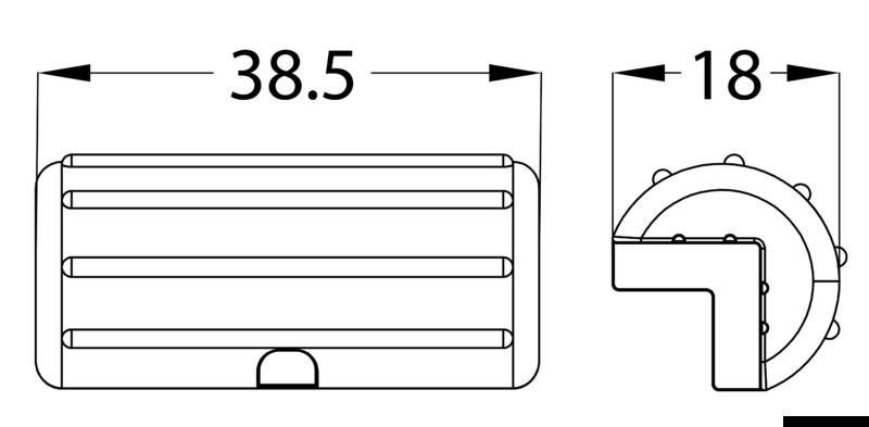 In PVC con valvola a spillo.