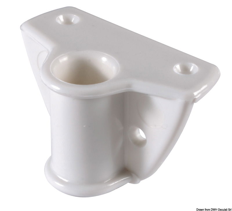 Socket for nylon rowlock wall mount