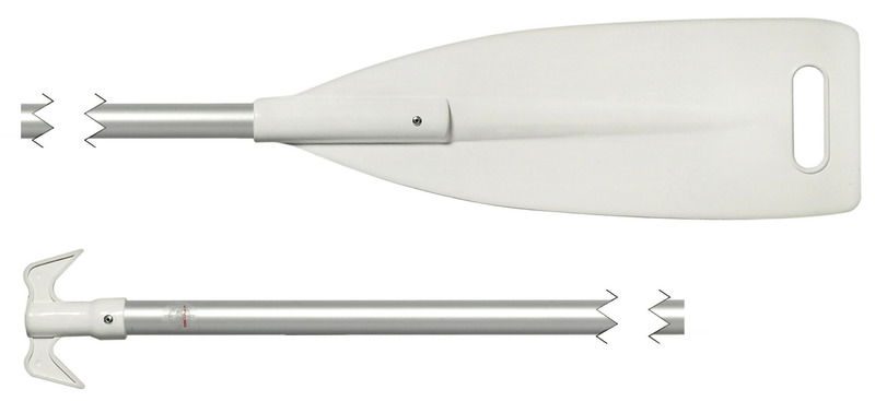 Manico in alluminio, articolo molto robusto e funzionale.