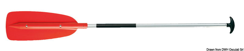 In alluminio anodizzato e pala in ABS.