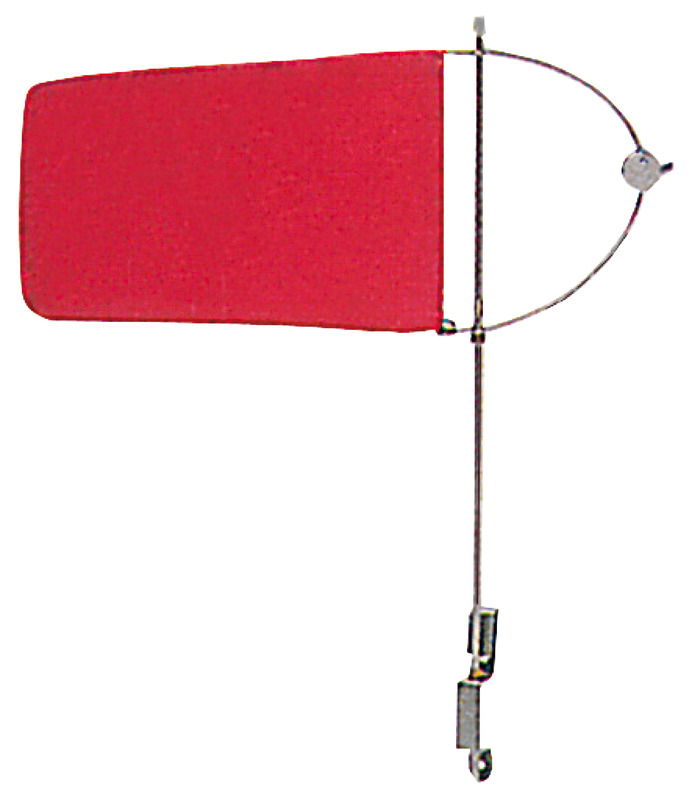 Si applica al fianco dell’albero, con staffa a baionetta. Bilanciata con contrappeso; segna il minimo vento. Fiamma intelaiata per evitare le false indicazioni.