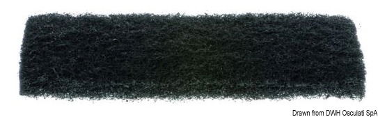 Yachticon abrasive cleaning pad Hard black