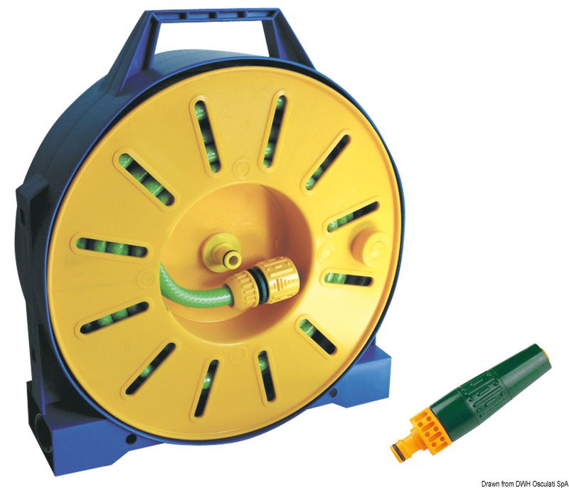Avvolgitore in ABS e completo di lancia a pistola.